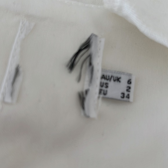 Princess Polly The Villa Mini Dress Mini White size 4 - Picture 10 of 10